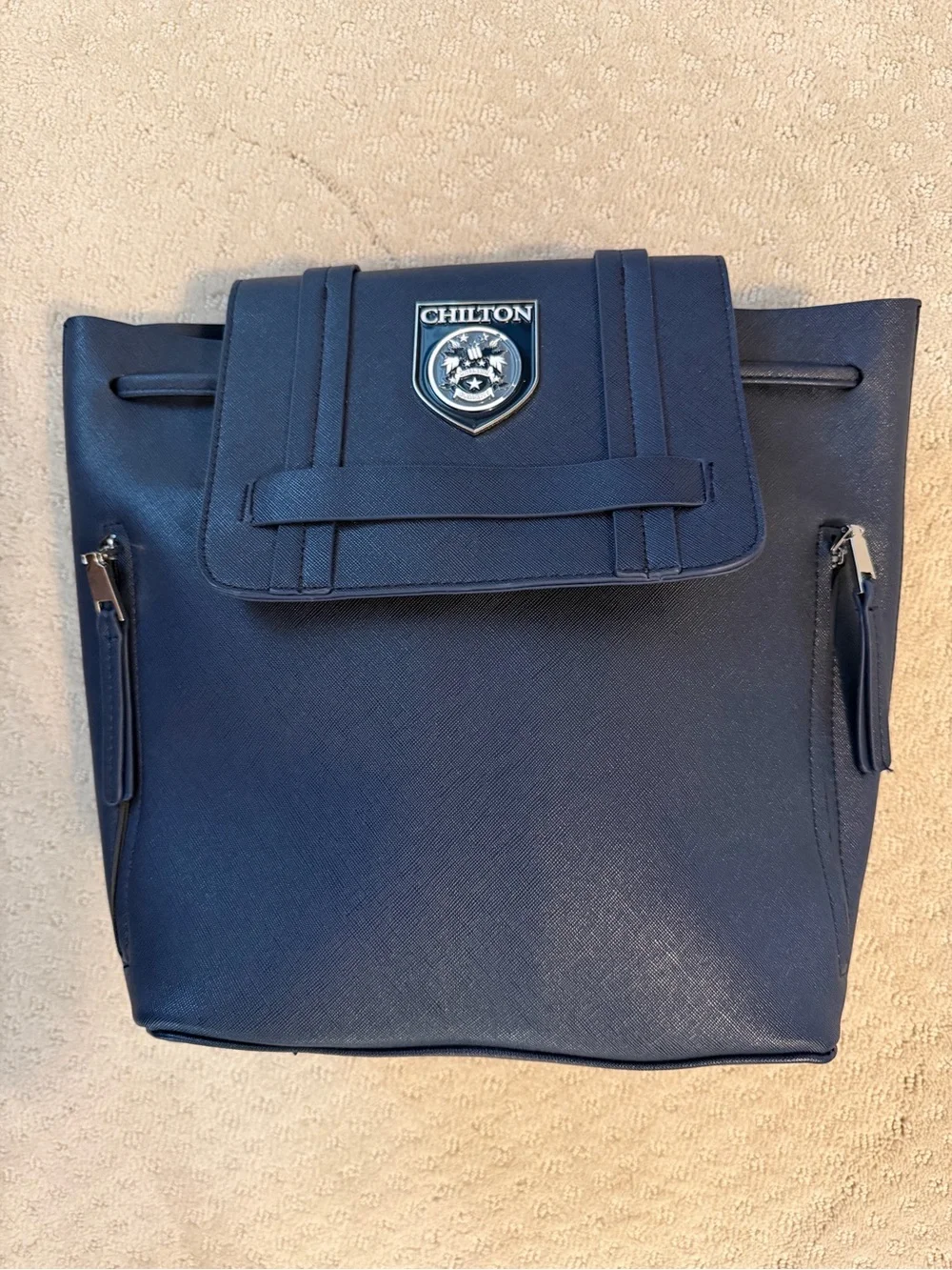 EUC Gilmore Girls Chilton Academy Mini Backpack Warner Bros WB Drawstring Flap